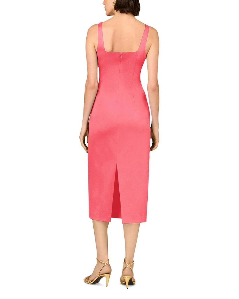 Aidan Mattox Stretch Mikado Midi Dress 4