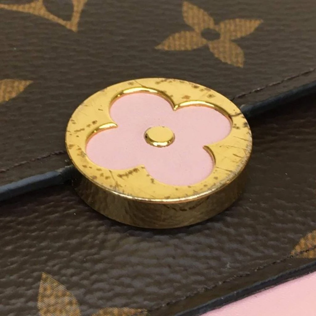 Louis Vuitton Louis Vuitton Monogram Flore Wallet On Chain 7