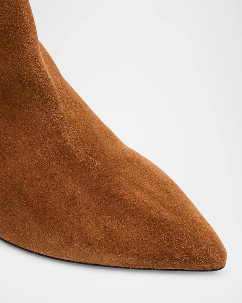 Paris Texas Suede Stiletto Mid Boots 5