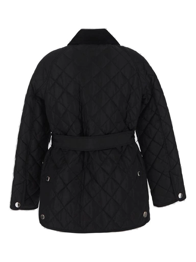 Burberry Burberry Belted Waist Quilted Jacket 2