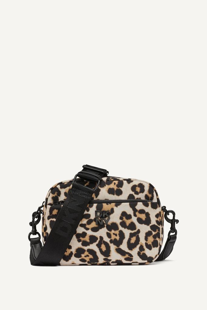 DKNY JENNY LOGO EMBOSSED CAMERA BAG