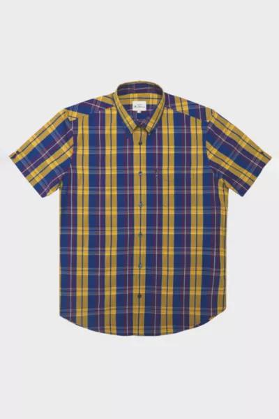 Ben Sherman Ben Sherman Irregular Check Short Sleeve Shirt
