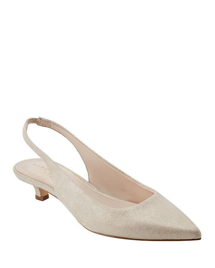 Marc Fisher Women's Posey Pointed Toe Slip On Slingback Pumps 1