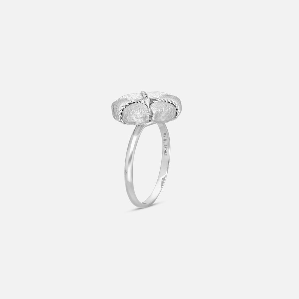 Nanis Nanis Amarcord 18K White Gold Diamond Statement Ring AS1-571