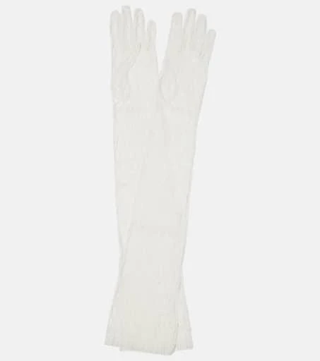 Danielle Frankel Chantilly long lace gloves 1