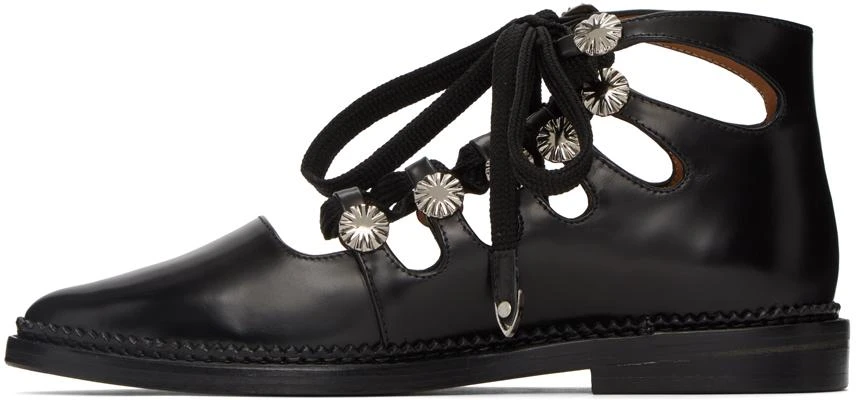 Toga Pulla SSENSE Exclusive Black Lace-Up Shoes 3