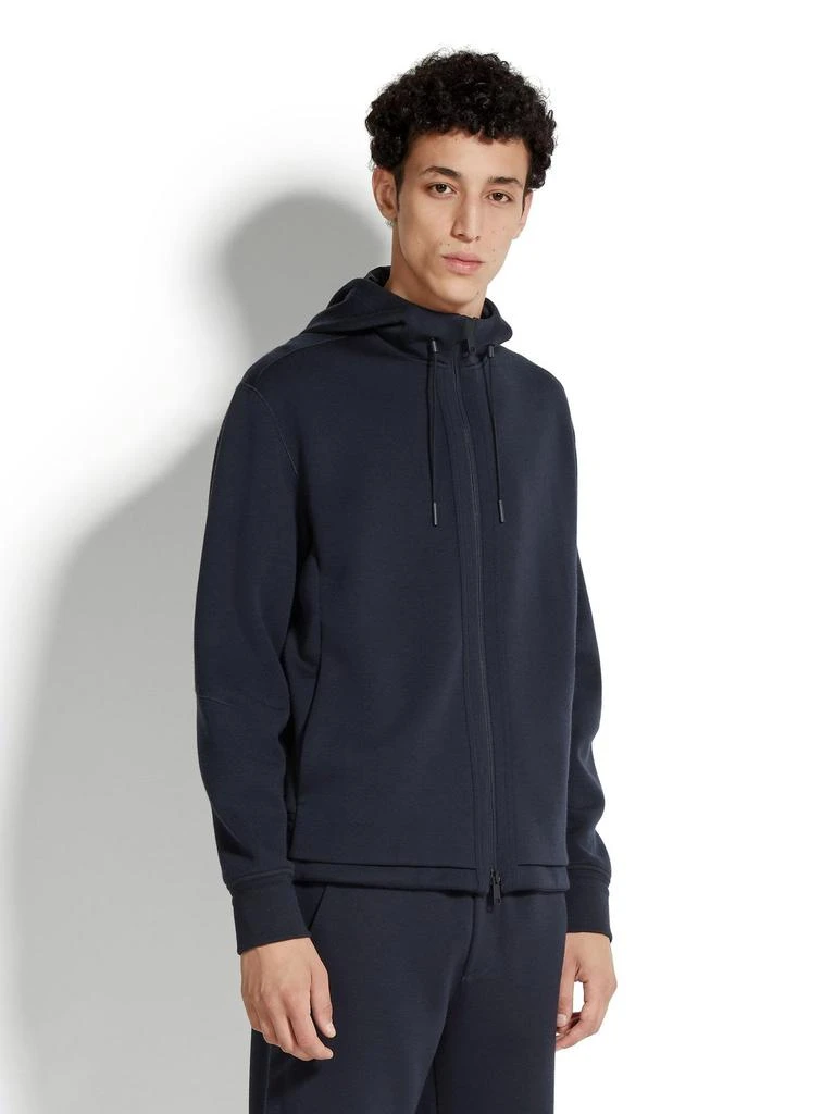 Zegna Zegna Zip-Up Drawstring Hoodie 2