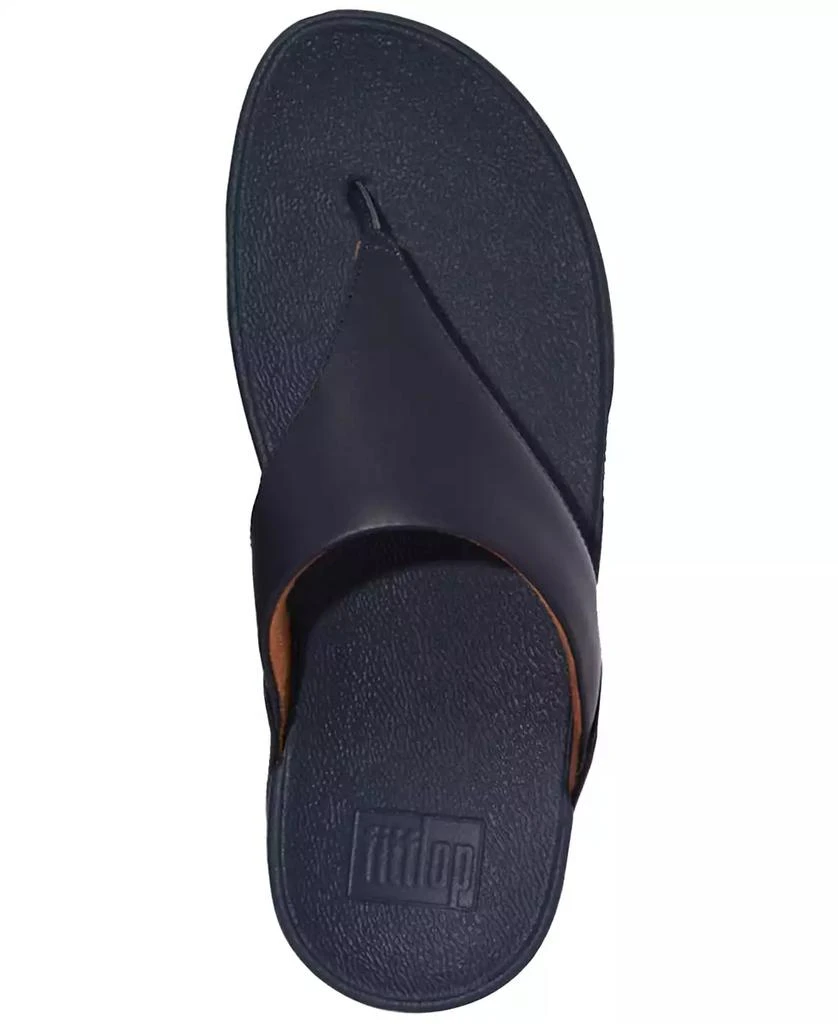 FitFlop Lulu Leather Toepost Flip-Flop Sandals 4