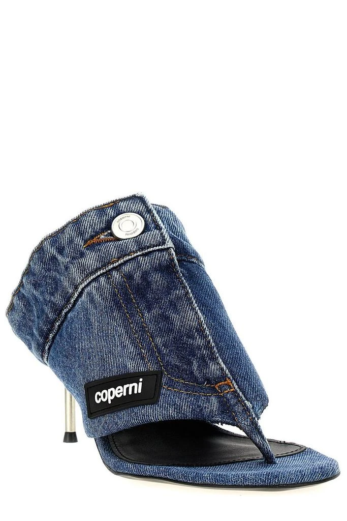 COPERNI Coperni Denim Open Thong Sandals 2