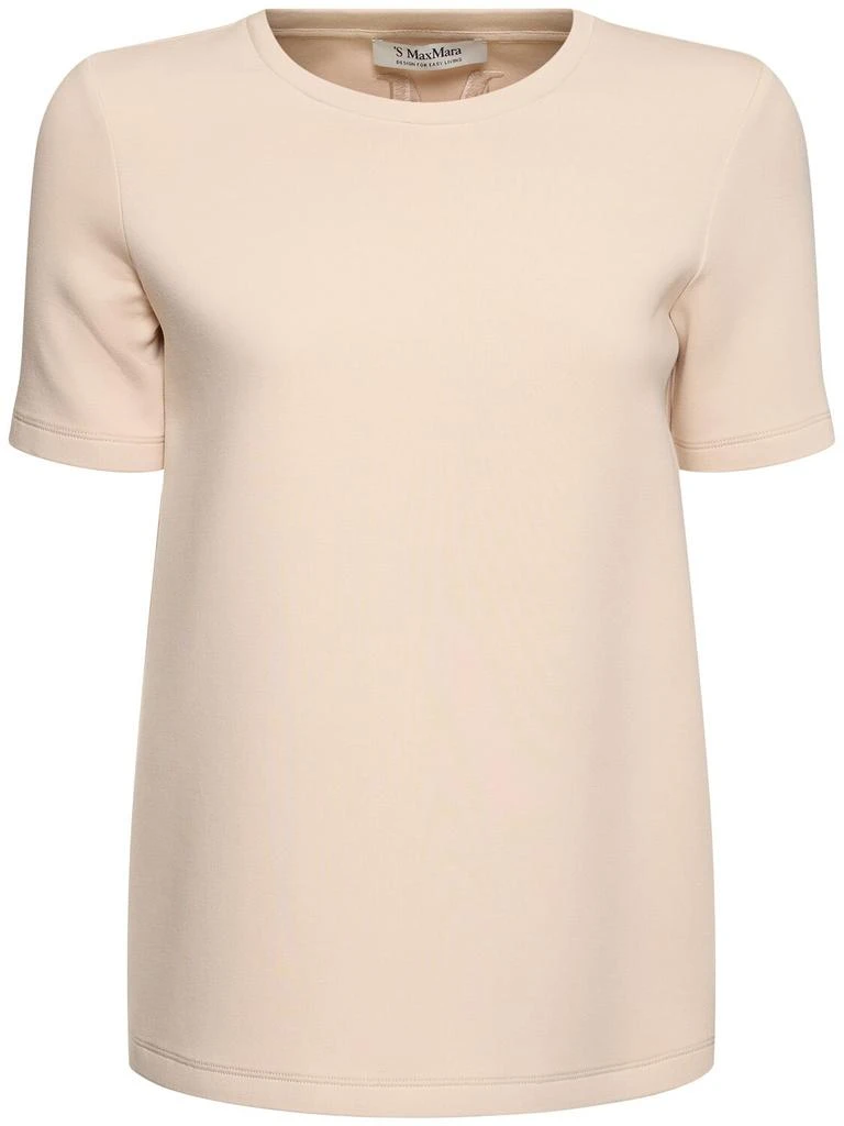 'S MAX MARA Fianco Jersey Scuba T-shirt 1