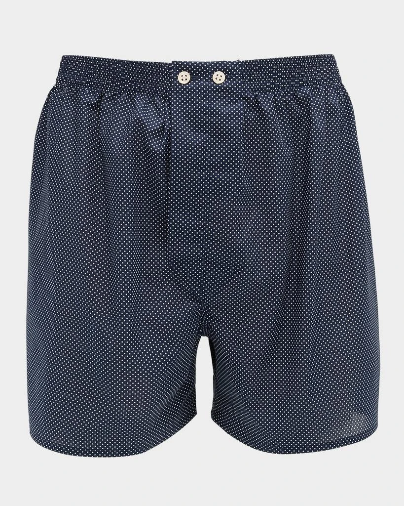 Derek Rose Men's Plaza Pindot Boxer Shorts 1