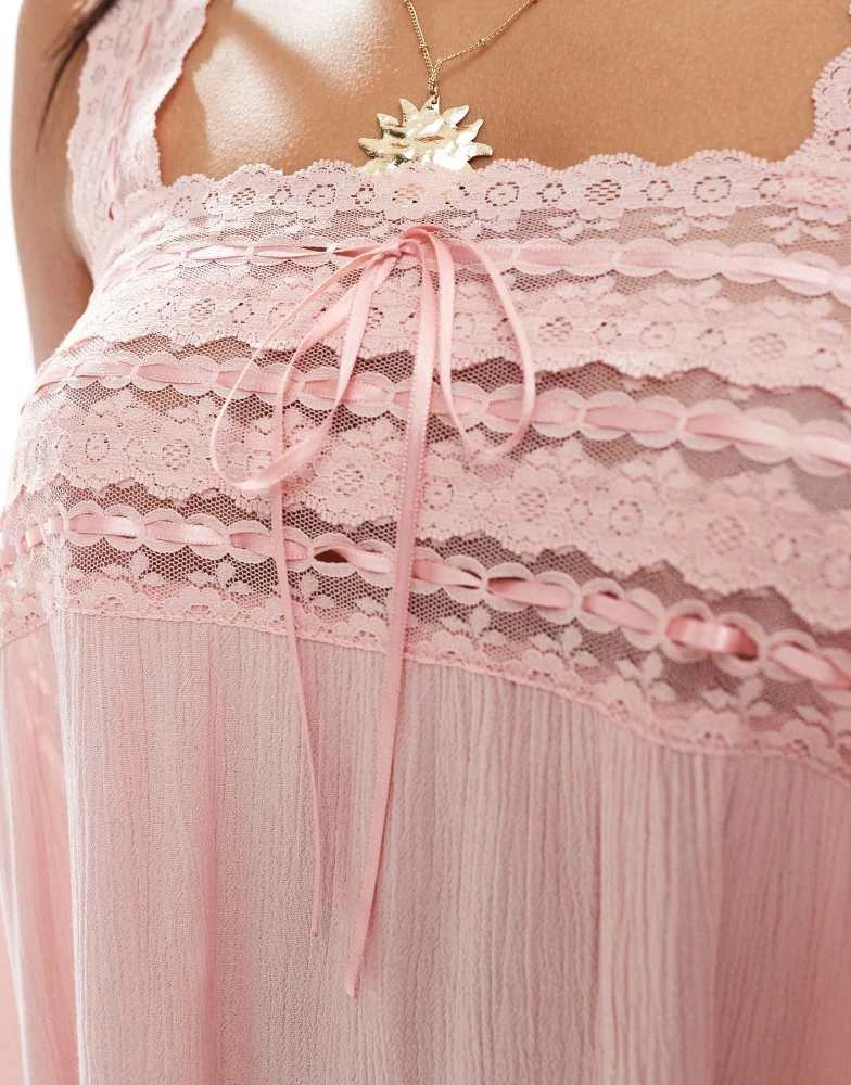 50s style lace dress Champagne 50s Style Lace Tea Length Wedding Dress with Cap Sleeves main image 1