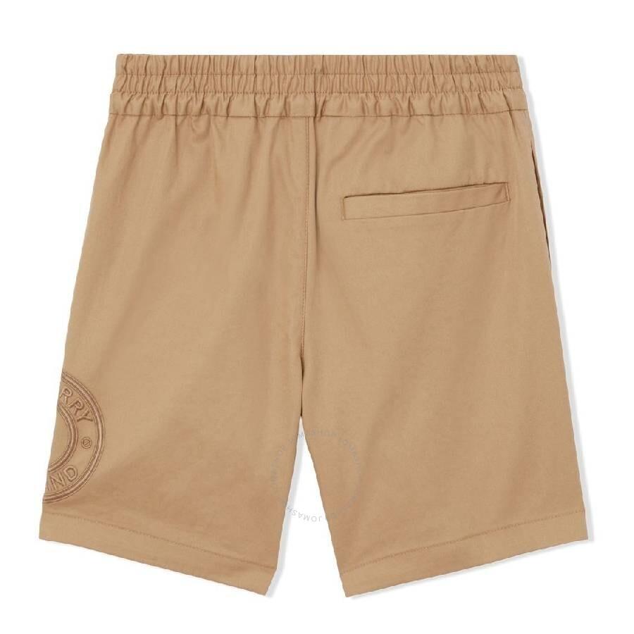 Burberry Embroidered Logo Chino Shorts