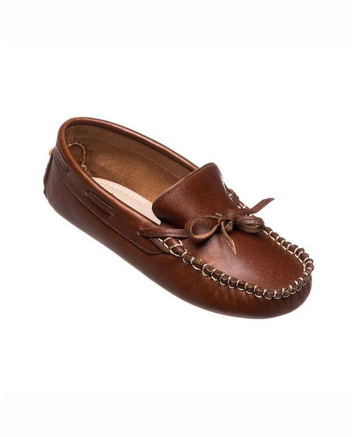 Elephantito Boys' Contrasting Stitching Driver Loafer - Toddler, Little Kid, Big Kid 1
