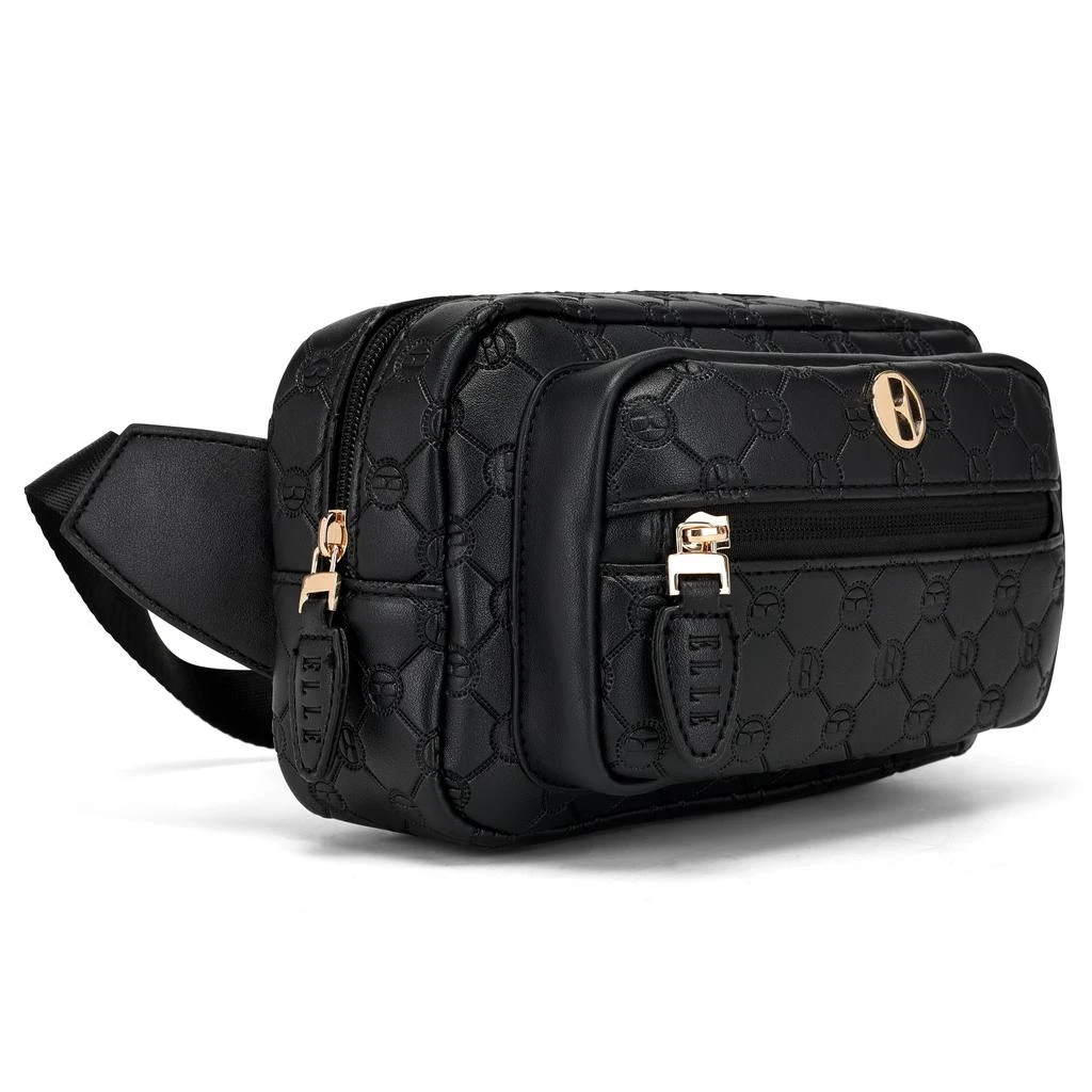 ELLE Compass 1.6L Vegan Leather Monogram Sling 1