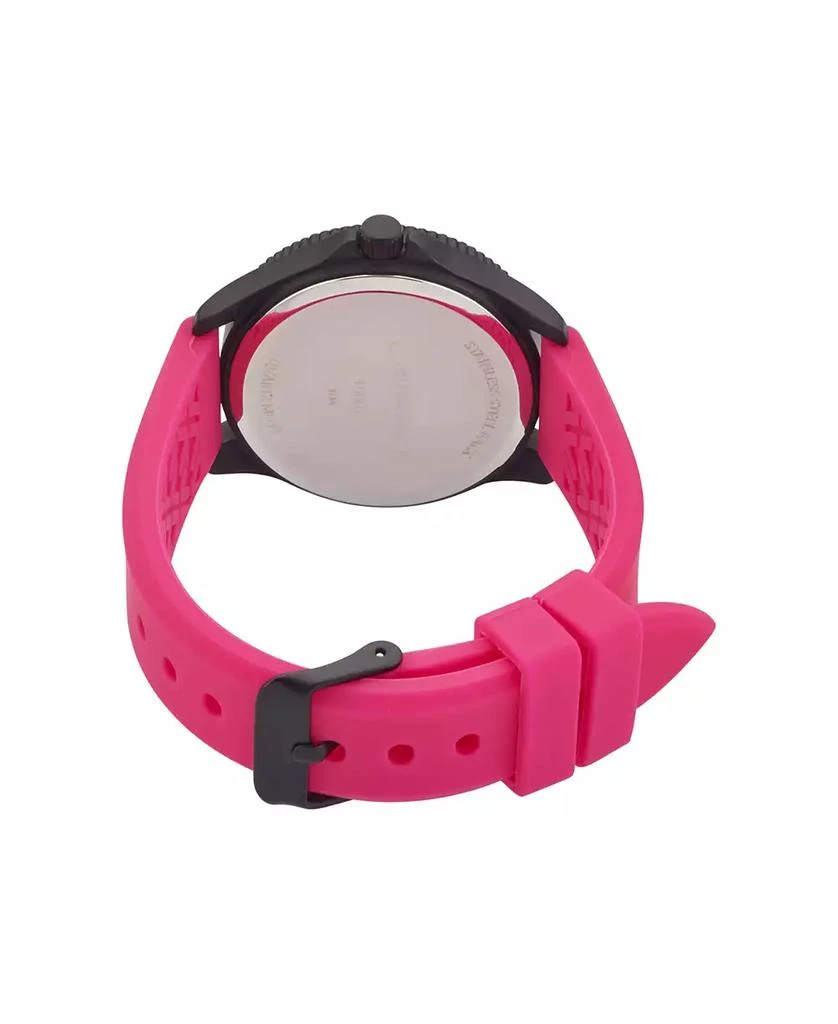 Ed Hardy Women's Quartz Matte Fuchsia Silicone Strap Analog Watch 3