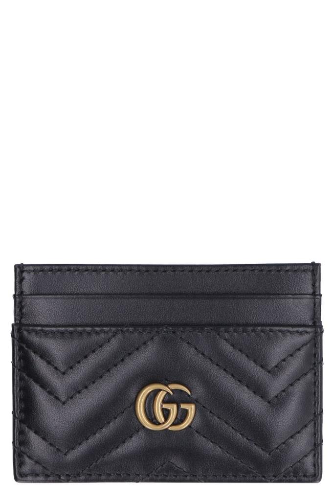 Gucci GG MARMONT ROSSO ANCORA CARD HOLDER - Bags - BeyondStyle
