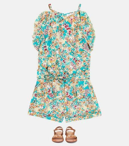 Poupette St Barth Kids Rachel floral shorts 2