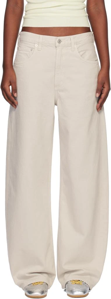 AGOLDE Gray Low Curve Jeans 1