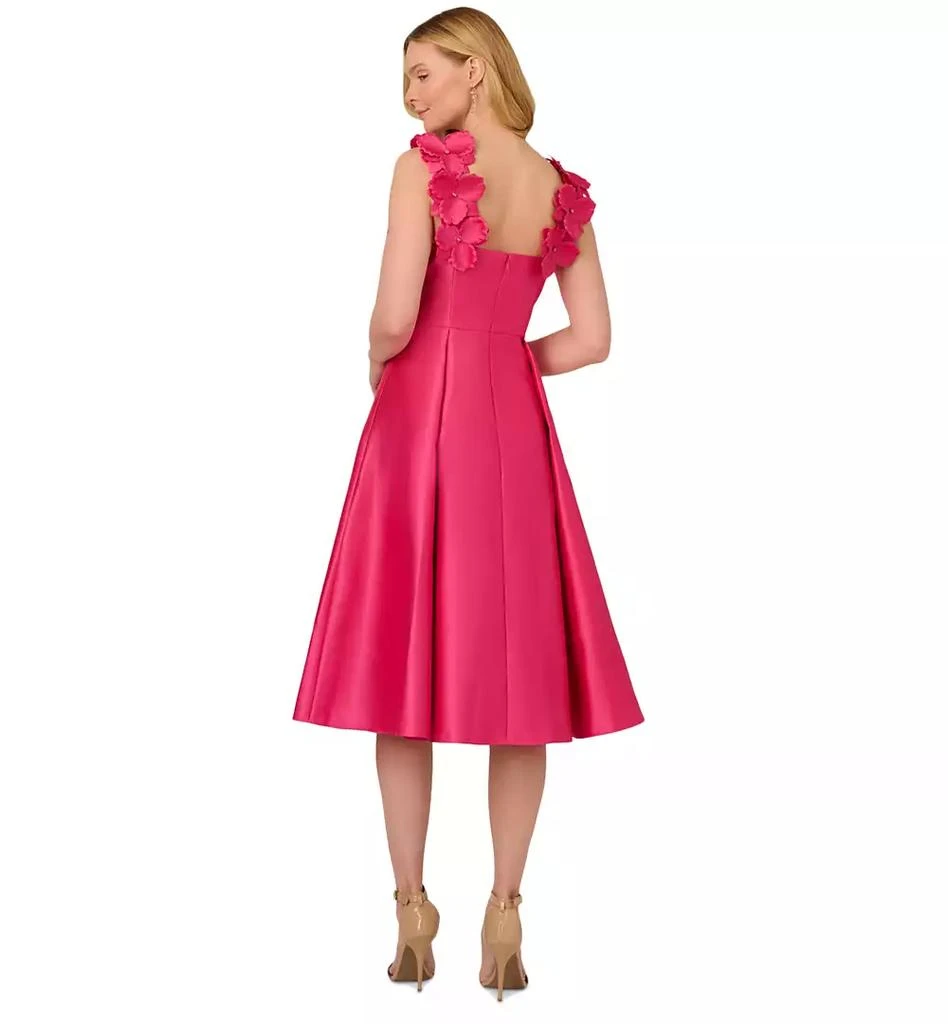Adrianna Papell Women's Floral AppliquÃ© Midi Dress 3
