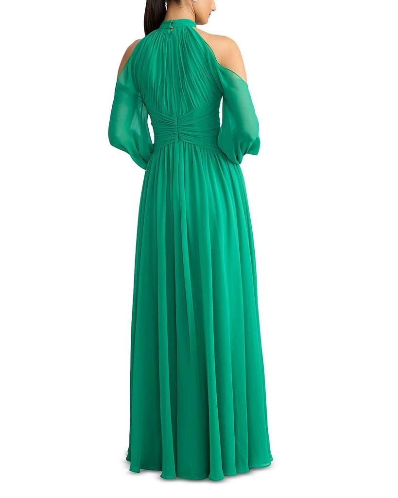 Zac Posen Wicked x Zac Posen Cold Shoulder Chiffon Gown 2