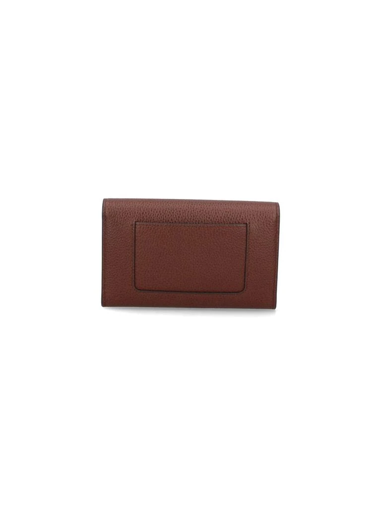 Mulberry Darley Medium Wallet In Brown Pebbled Leather 3