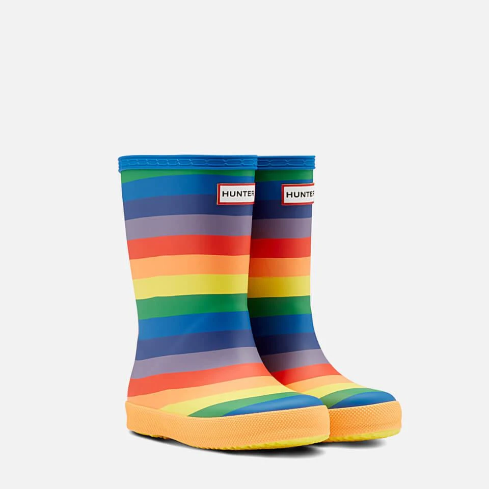 Hunter HUNTER KIDS' FIRST CLASSIC RAINBOW WELLINGTON BOOTS - MULTI 2