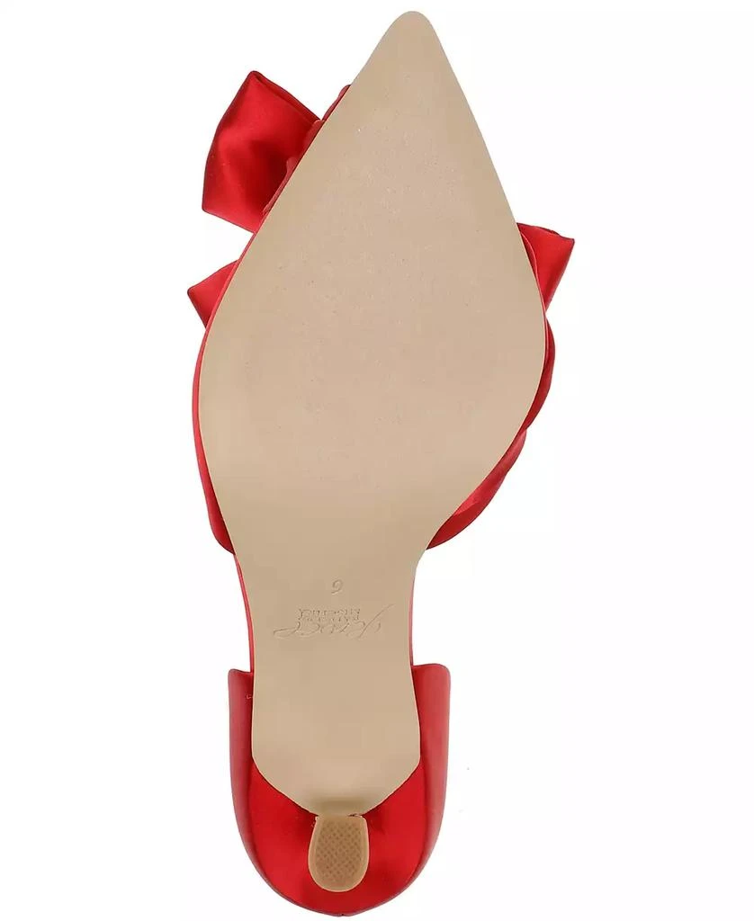Badgley Mischka Women's Sidney Slip On Evening Bow Pumps 9