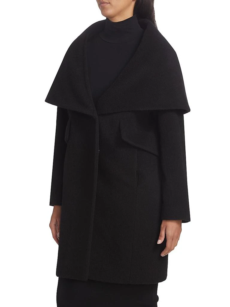 Mercer Collective Lori Cape-Hood Cocoon Coat 4