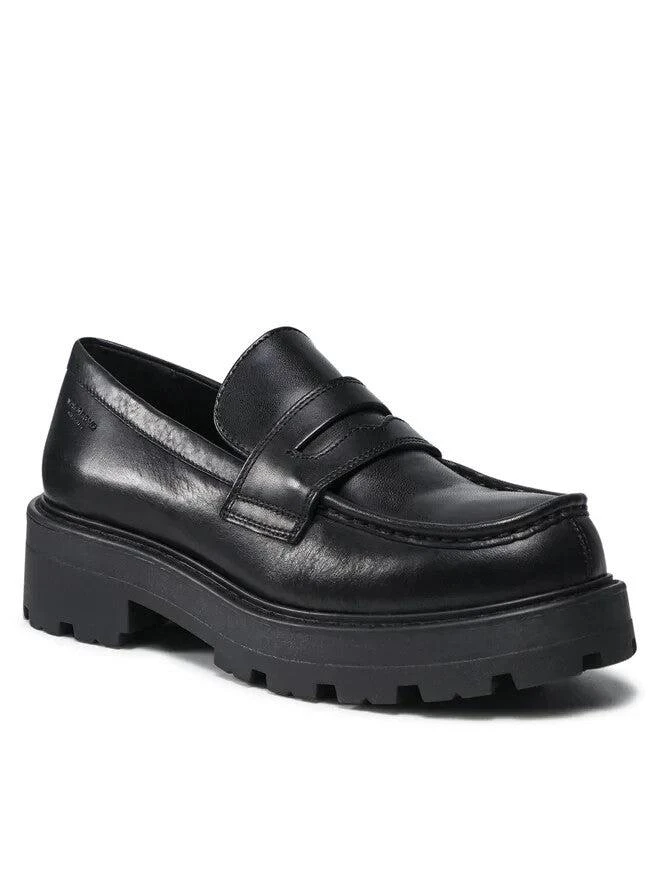 Vagabond Cosmo 2.0 5049-501-20 Flat Women's 8 Black Leather Loafers Shoes ZOGG15 1