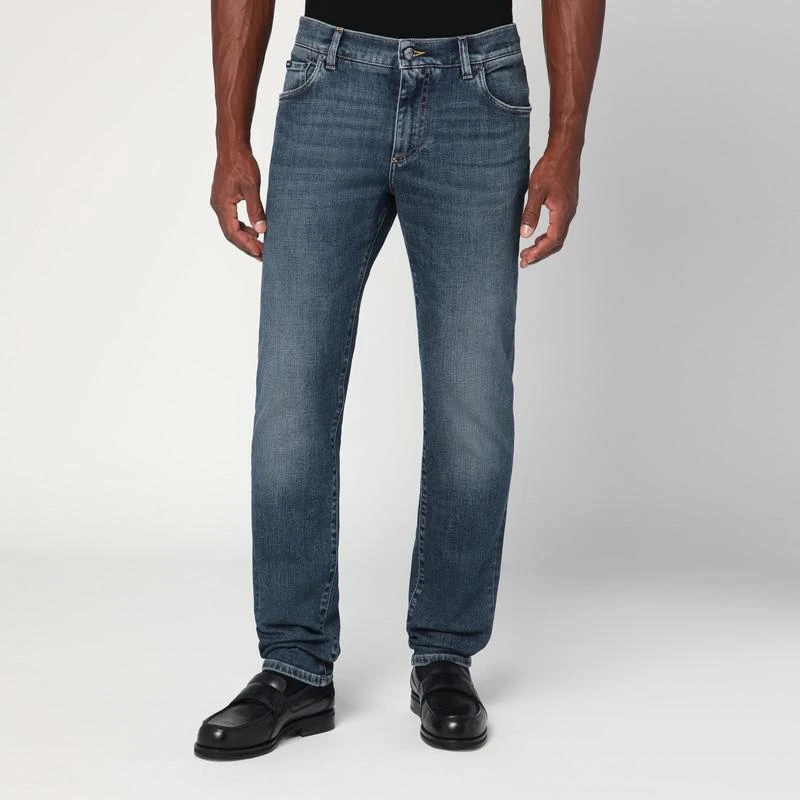 Dolce & Gabbana Slim stretch light blue washed jeans 3