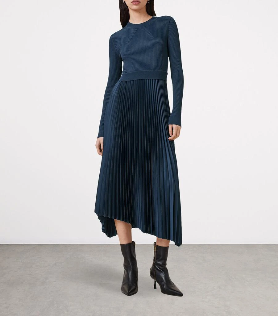 ALL SAINTS Pleated Fay Midi Dress - Dresses & Skirts - BeyondStyle