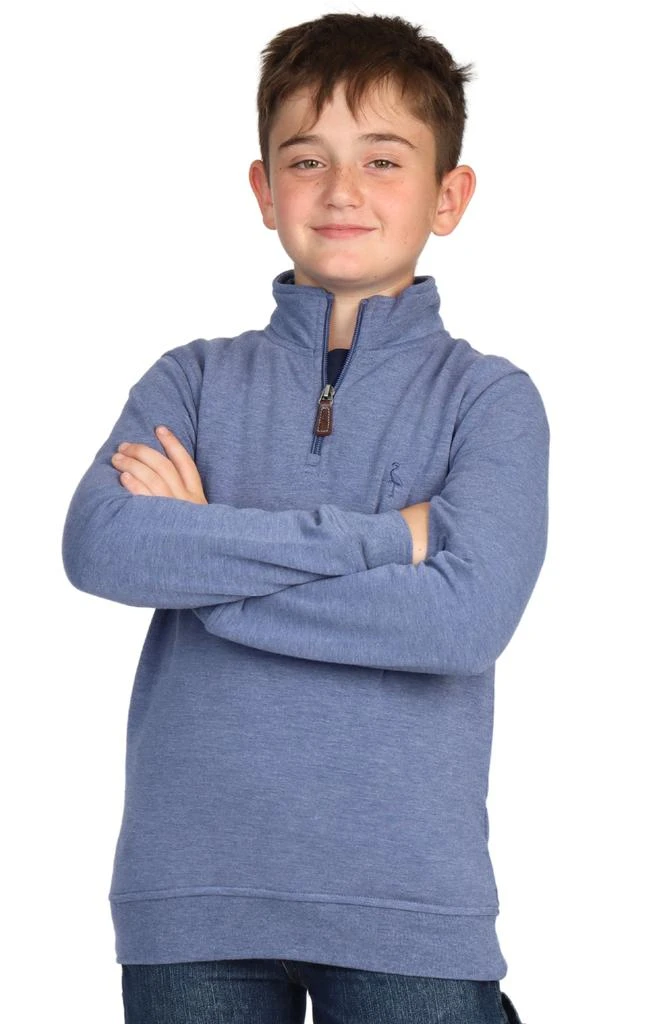 TailorByrd Kids' Sueded Fleece Quarter Zip Pullover 1
