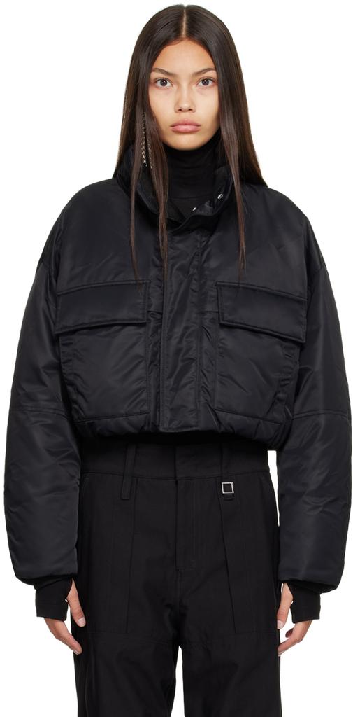 WOOYOUNGMI Black Puffer Down Jacket