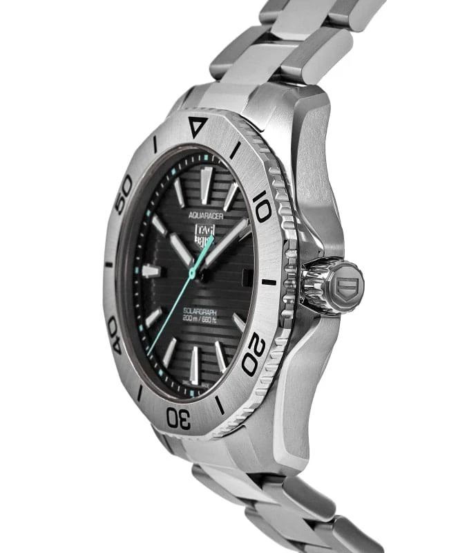 TAG Heuer Tag Heuer Aquaracer Professional 200 Solargraph Black Dial Steel Men's Watch WBP1114.BA0000 3