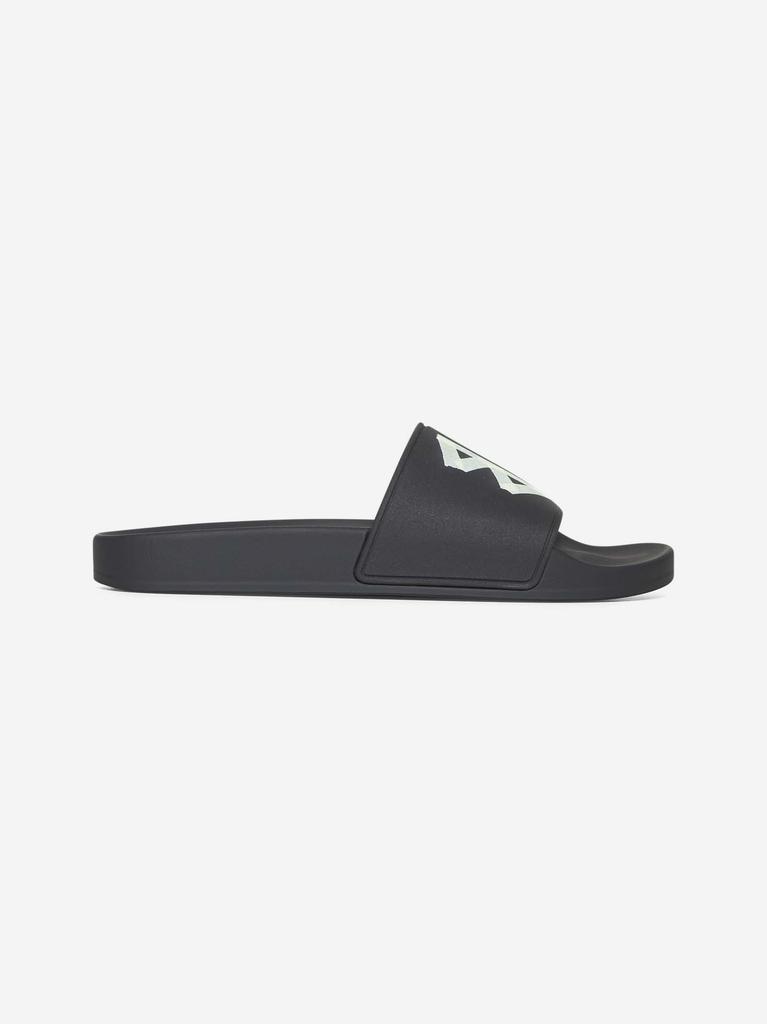 Balenciaga Black rubber Slide Pool sandals