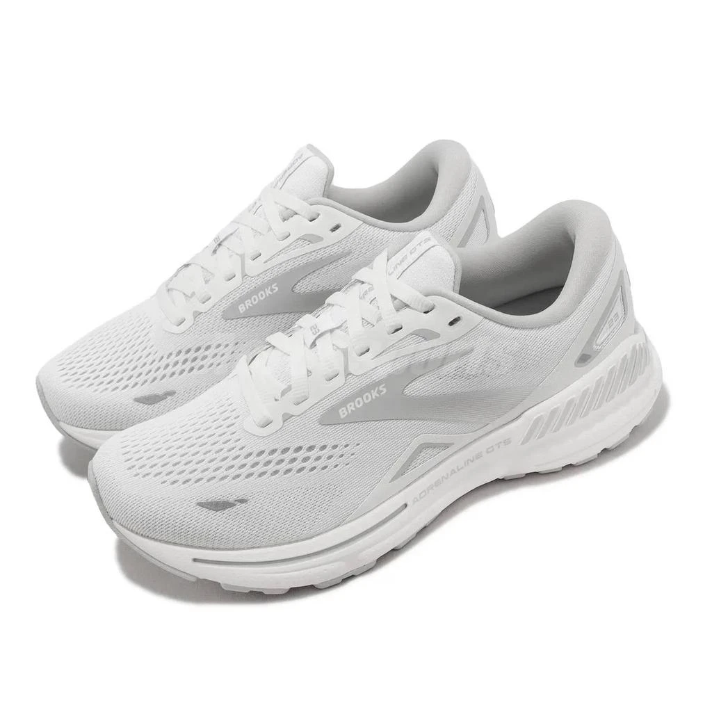 Brooks Women's Adrenaline Gts 23 Running Shoes In White 1