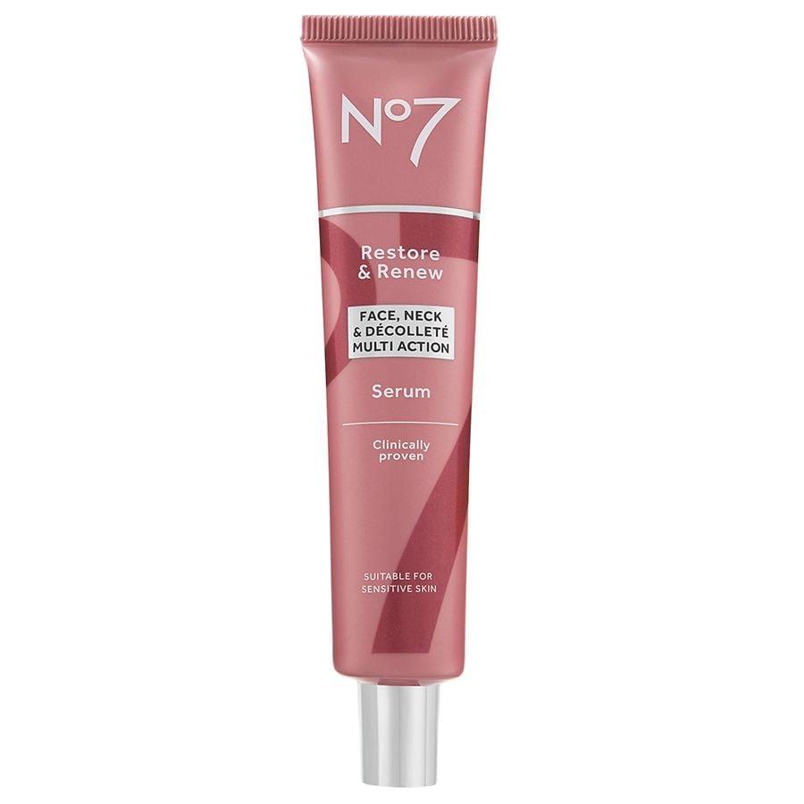 No7 Restore & Renew Face & Neck Multi Action Serum
