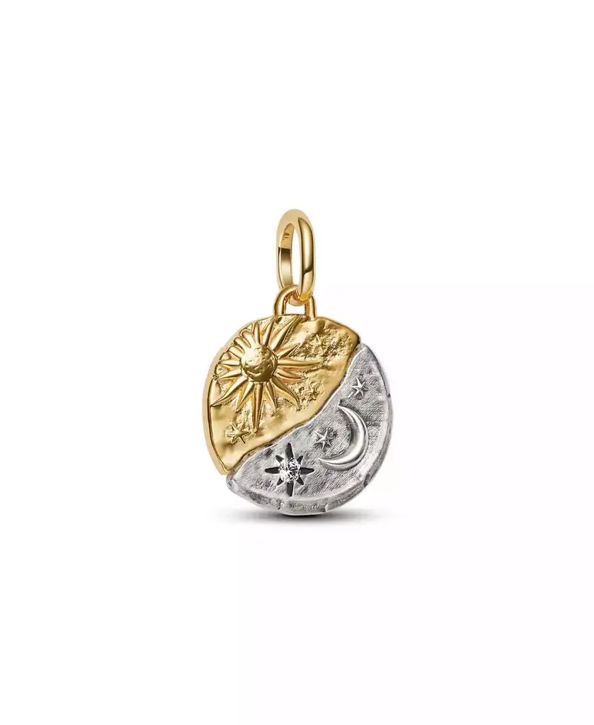 PANDORA Sun and Moon Two Tone Medallion Charms