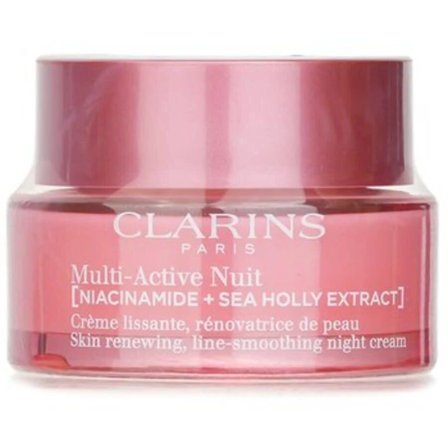 Clarins Multi-Active Nuit (Niacinamide + Sea Holly Extract) Skin Renewing Line-Smoothing Night Cream 1.7 oz Skin Care 3666057177651