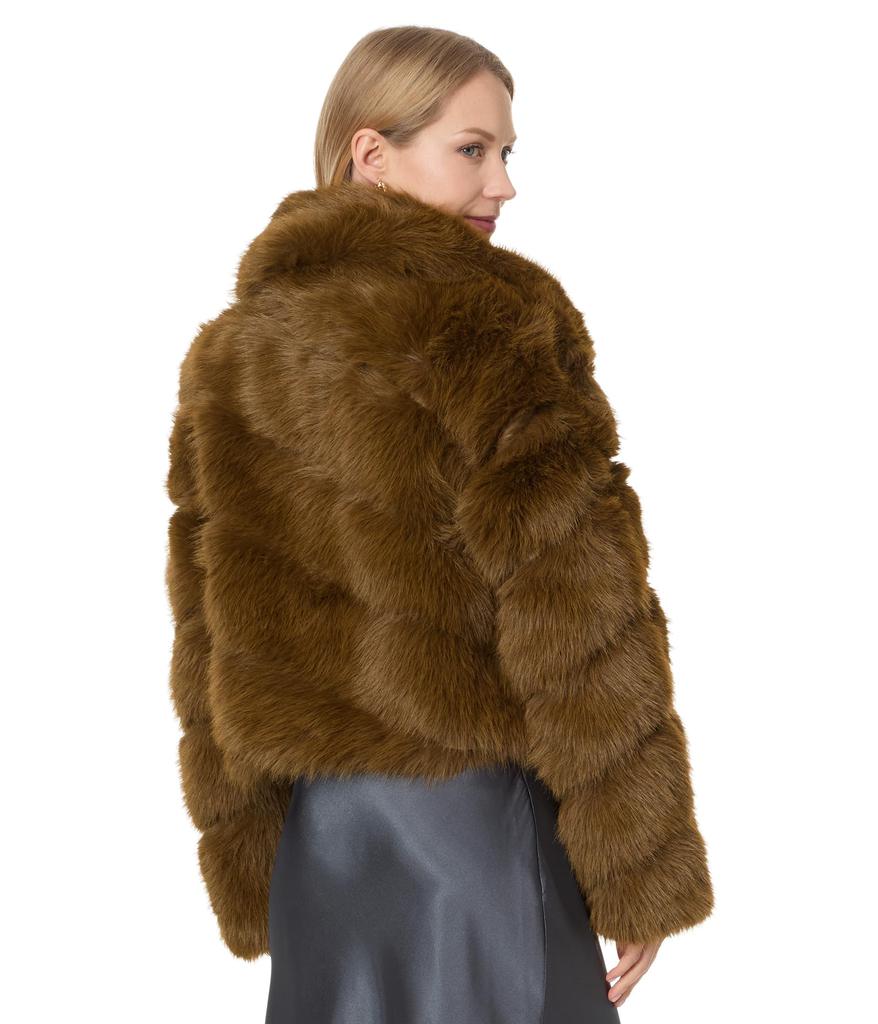 Avec Les Filles Luxe Faux Fur Paneled Coat