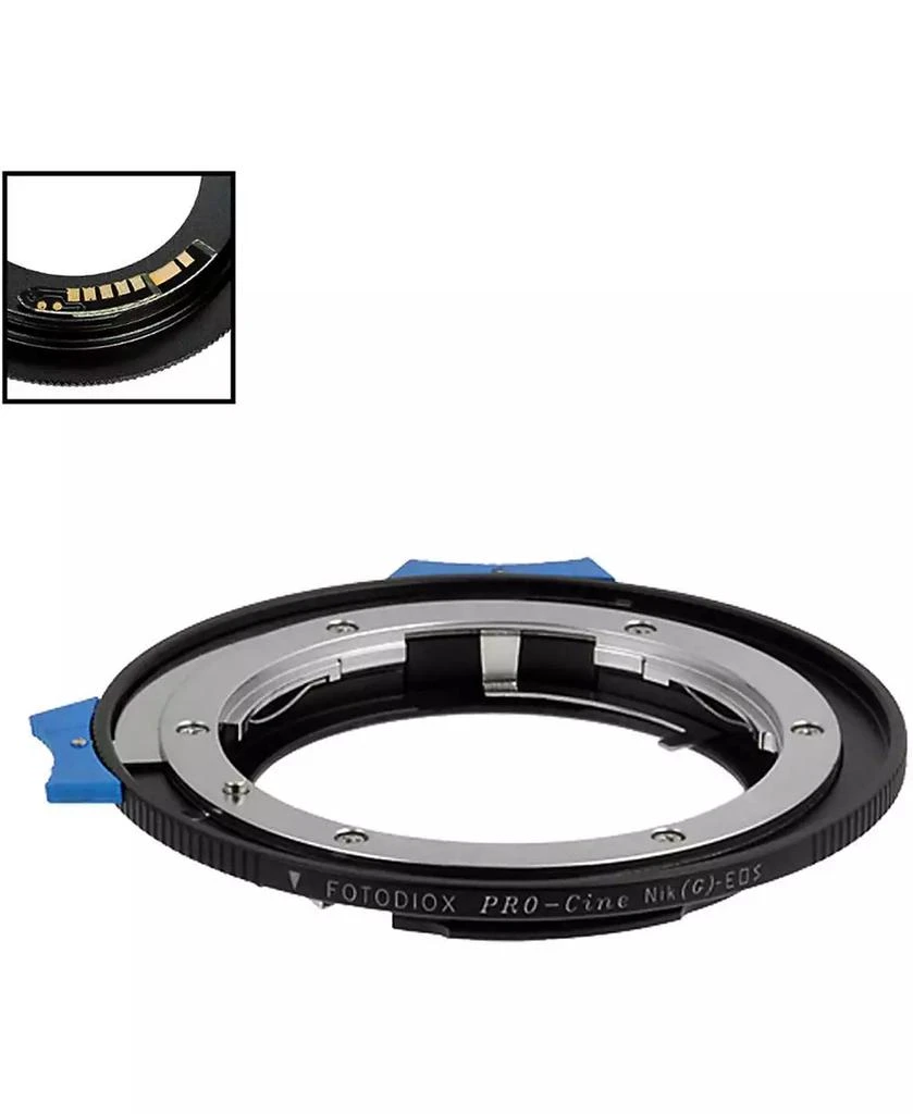 Fotodiox Pro Lens Mount Adapter for Nikon Nikkor F Mount G-Type D/SLR Lens to Canon EOS (EF, EF-S) Mount SLR Camera Body, with Generation v10 Focus 2