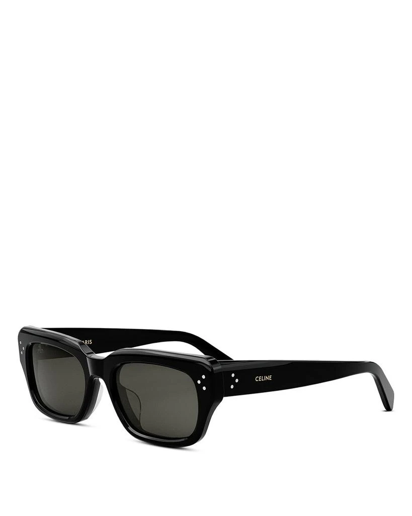 Celine Bold 3 Dots Rectangular Sunglasses, 54mm 1
