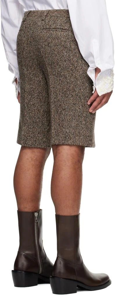 Dries Van Noten Multicolor Tailored Wool Shorts 3