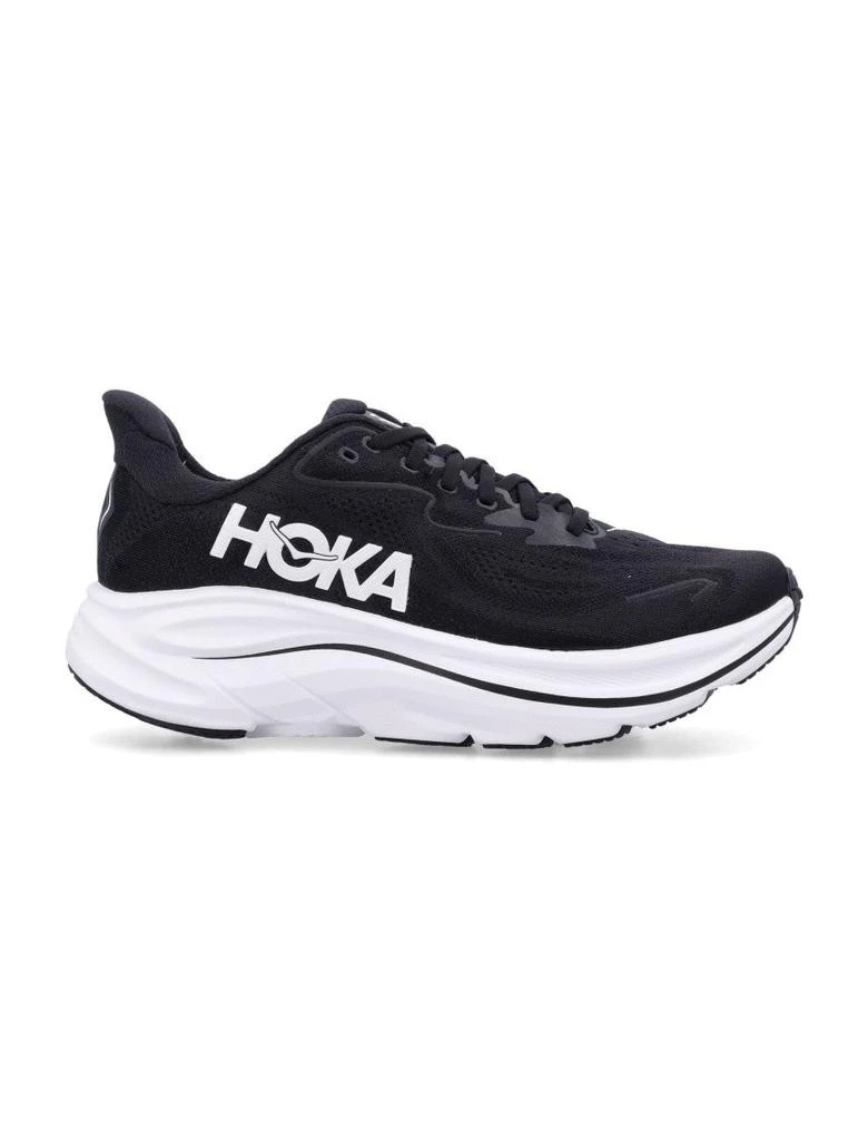 Hoka One One Clifton 10 Breathable Mesh Black Running Sneakers 1