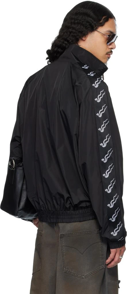LU
U DAN Black Windbreaker L-D Jacket 3