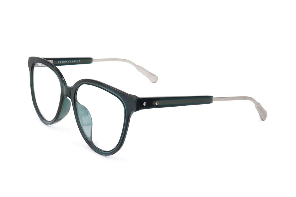 Linda Farrow Linda Farrow X Kris Van Assche Oval Frame Glasses