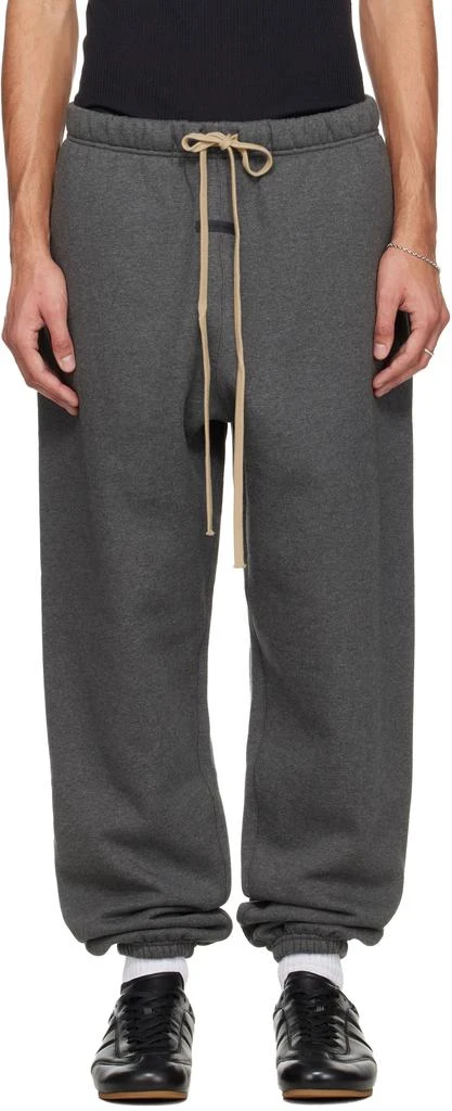 Essentials Gray Holiday Classic Sweatpants 1