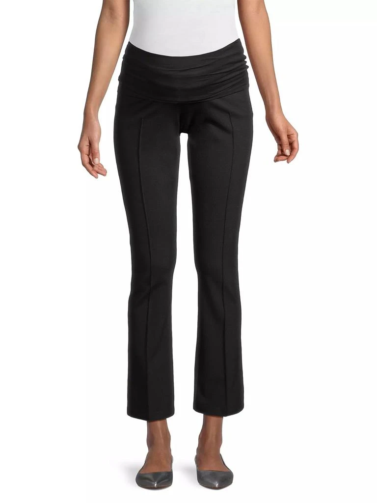 Nom Maternity London Ponté Maternity Crop Pants 3