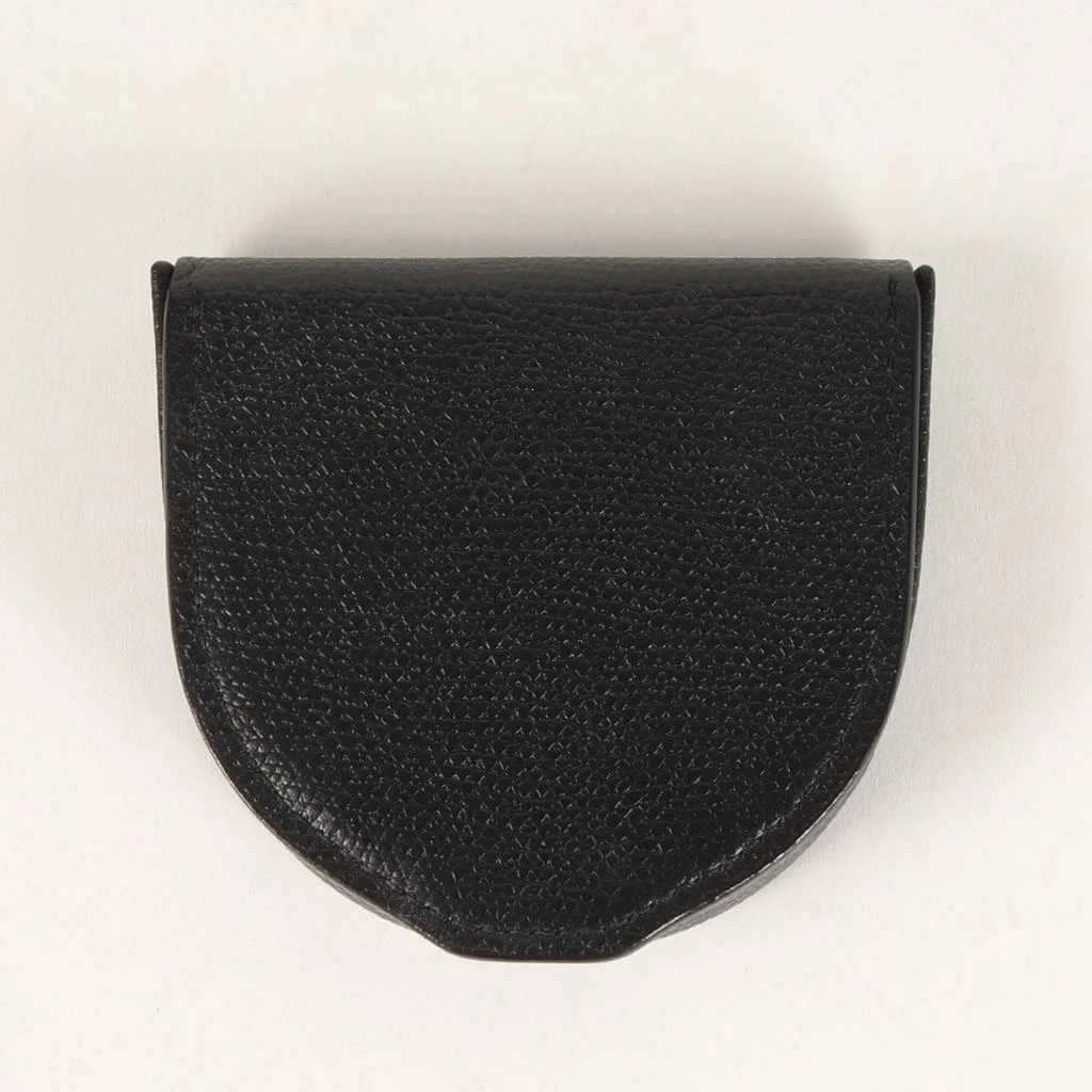 VALEXTRA Leather Coin Purse/Coin Case (Pre-Owned) 2